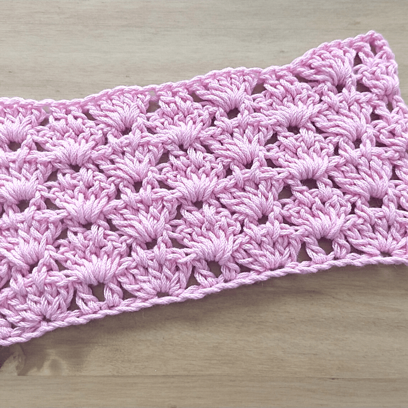 Puntada de crochet abanicos | Blog