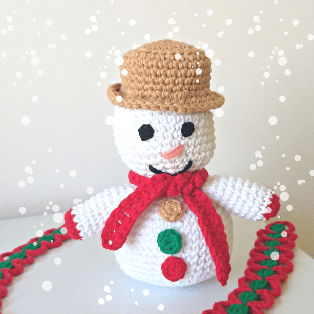 Aprende a hacer muñeco de nieve a crochet | — Handwork Diy