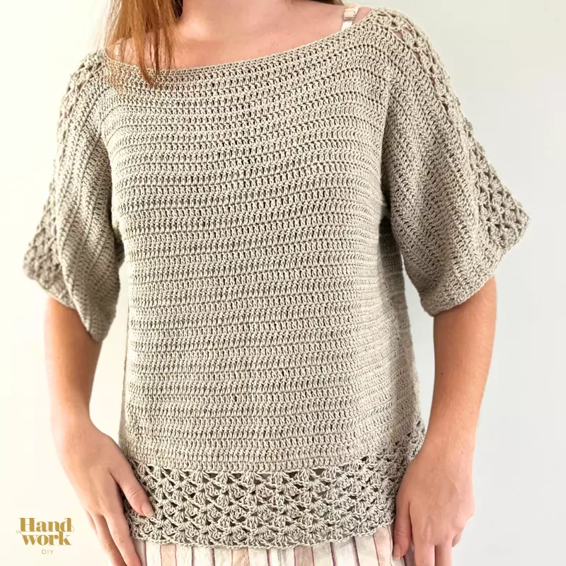 suéter crochet patrón fácil